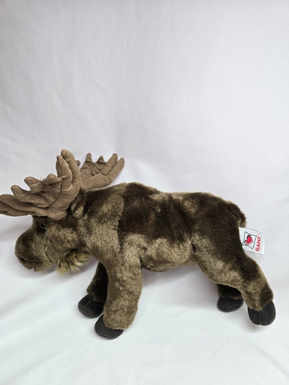 Ganz Webkinz Signature Moose Plush 12" Realistic Wildlife Zoo Stuffed No Code